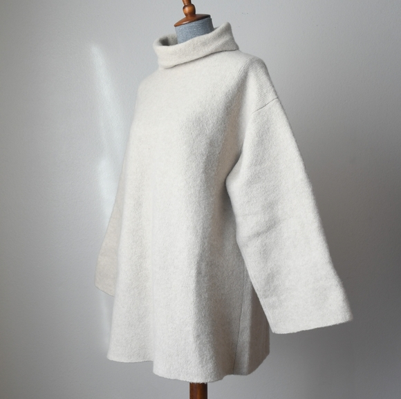 SOLD🥀 Lauren Manoogian Cashmere Funnel Pullover - Picture 9 of 13